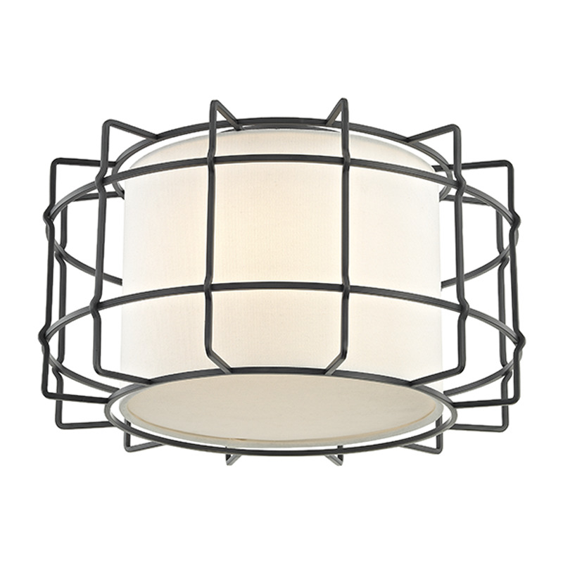 2 LIGHT FLUSH MOUNT 1514 OB