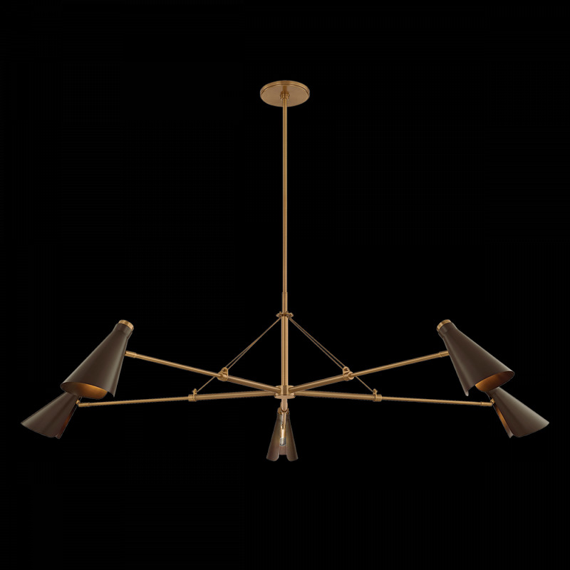 Troy Andersen Chandelier F4369 PBR BRZ