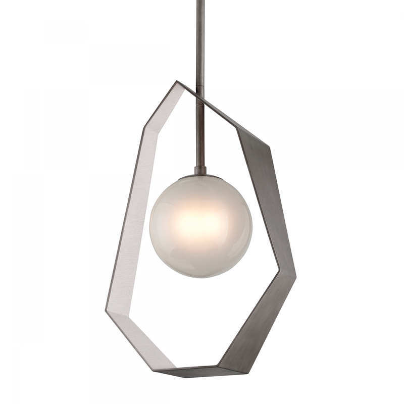 Troy Origami Chandelier F5535 GRA SL SS