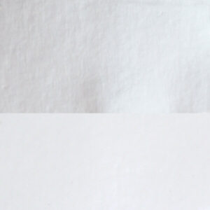 Oval Hardback Lampshade - White Parchment with soft silver back