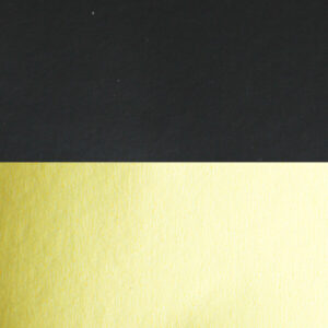 Oval Hardback Lampshade - Black Parchment with soft gold back