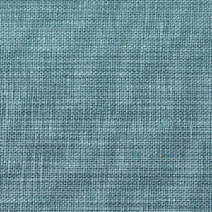 Retro Drum Hardback Lampshade - Seafoam Blue Linen
