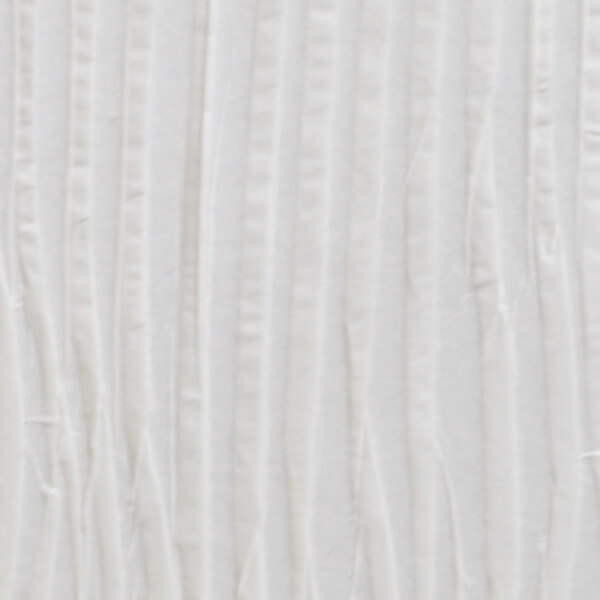 Cone Hardback Lampshade - White Pleated Kraft Paper