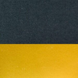 Retro Drum Hardback Lampshade - Black Shantung on Gold Lining