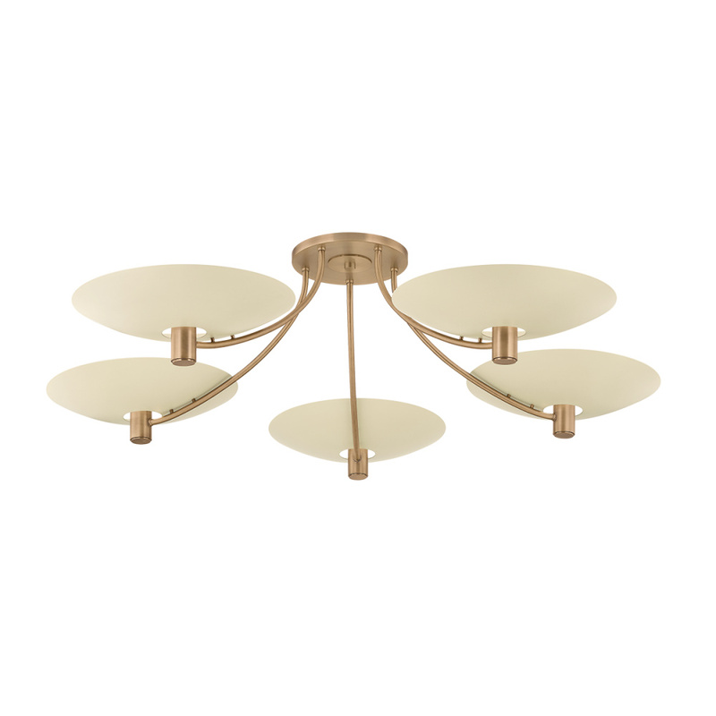 Troy Wolfe Semi Flush Mount C1160 PBR SSD