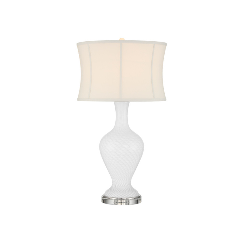 Currey Zeta White Table Lamp 6000 1009