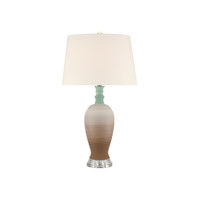 Currey Happy 80's Brown & Pale Blue Table Lamp 6000 1024
