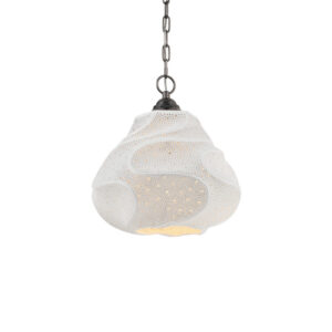 Currey Wintershall White Pendant 9000 1283