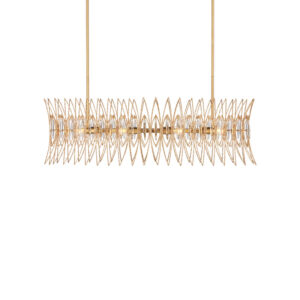 Currey Marquise Oval Gold Chandelier 9000 1286