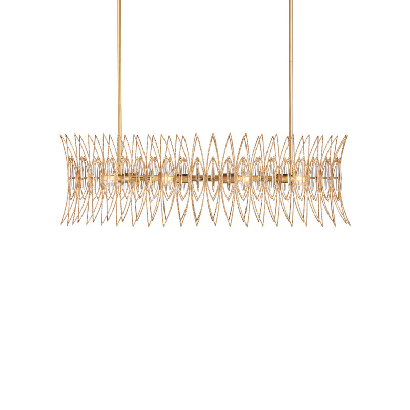 Currey Marquise Oval Gold Chandelier 9000 1286