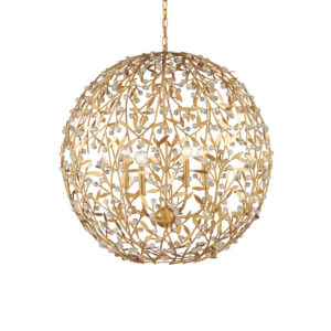 Currey Secret Garden Gold Orb Chandelier 9000 1289
