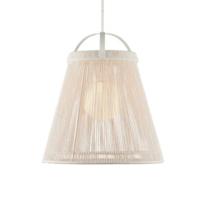 Currey Parnell Medium White Pendant 9000 1302