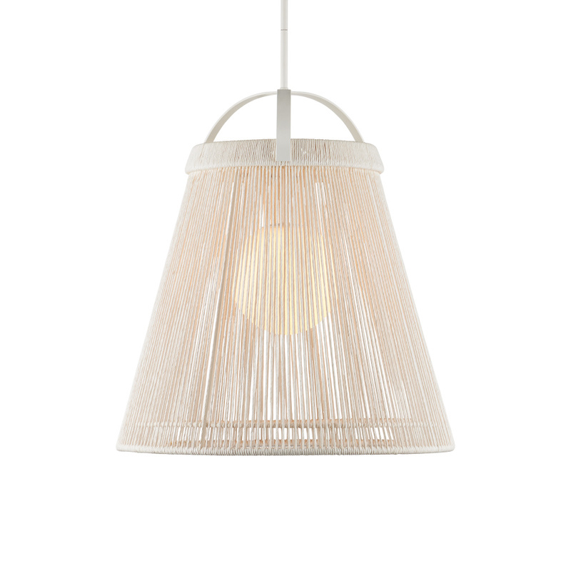Currey Parnell Medium White Pendant 9000 1302