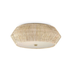 Currey Antibes White Flush Mount 9999 0078