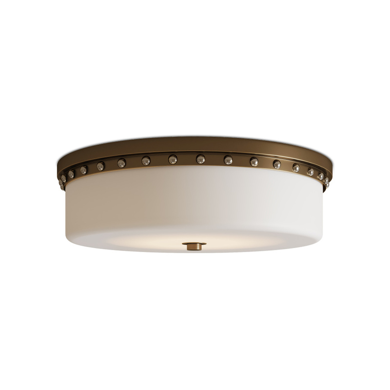 Currey Barnabe Brass Flush Mount 9999 0079