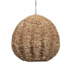 Uttermost Kauri 5 Light Wooden Bead Pendant 21611