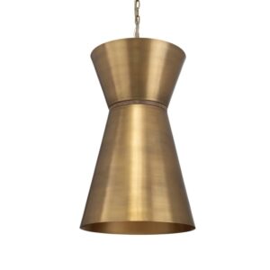 Uttermost Crocker Brass 1 Light Mini Pendant 21617