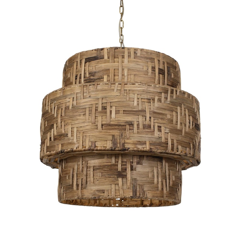 Uttermost Water Hyacinth 4 Light Woven Pendant 21618