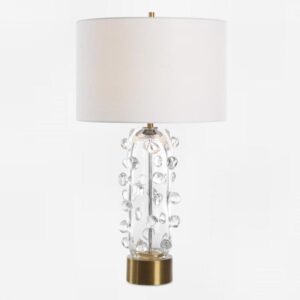 Uttermost Aura Clear Glass Table Lamp 30423