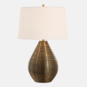 Uttermost Knowles Brass Table Lamp 30463