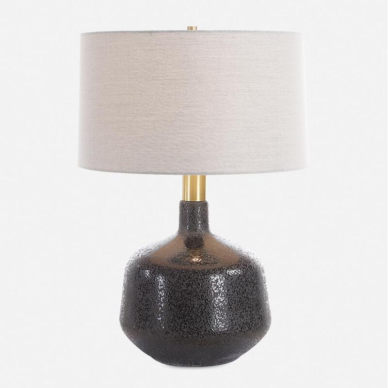 Uttermost Flanagan Mottled Gloss Table Lamp 30470