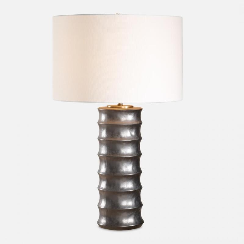 Uttermost Corvair Scalloped Table Lamp 30488 1