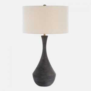 Uttermost Helston Dark Charcoal Table Lamp 30503
