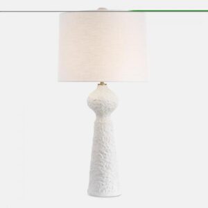 Uttermost Sonata Textured White Table Lamp 30511