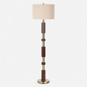 Uttermost Stacked Wooden Floor Lamp 30516 1