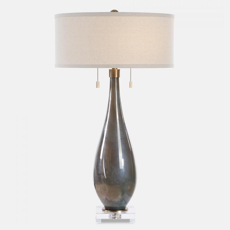 Uttermost Cardoni Smoke Table Lamp 30518