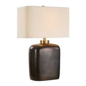 Uttermost Quentin Dark Bronze Table Lamp 30565