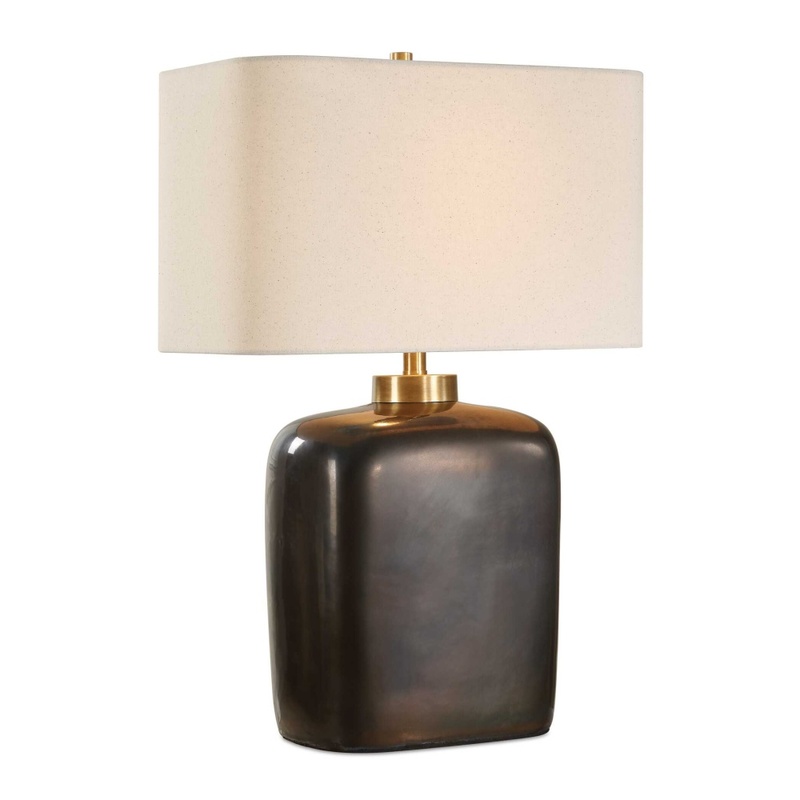 Uttermost Quentin Dark Bronze Table Lamp 30565
