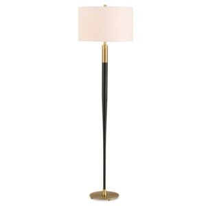 Uttermost Stowe Satin Black Floor Lamp 30592